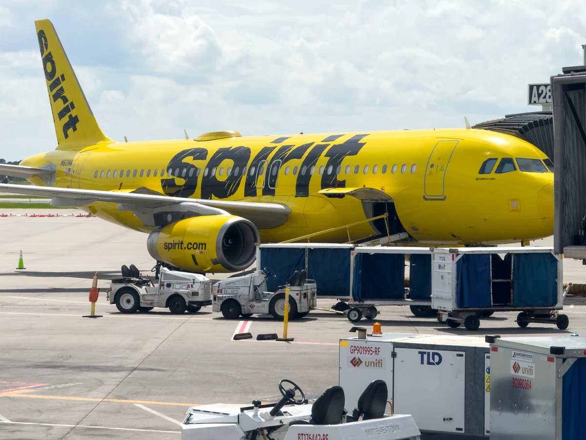 Spirit Airlines por Shutterstock