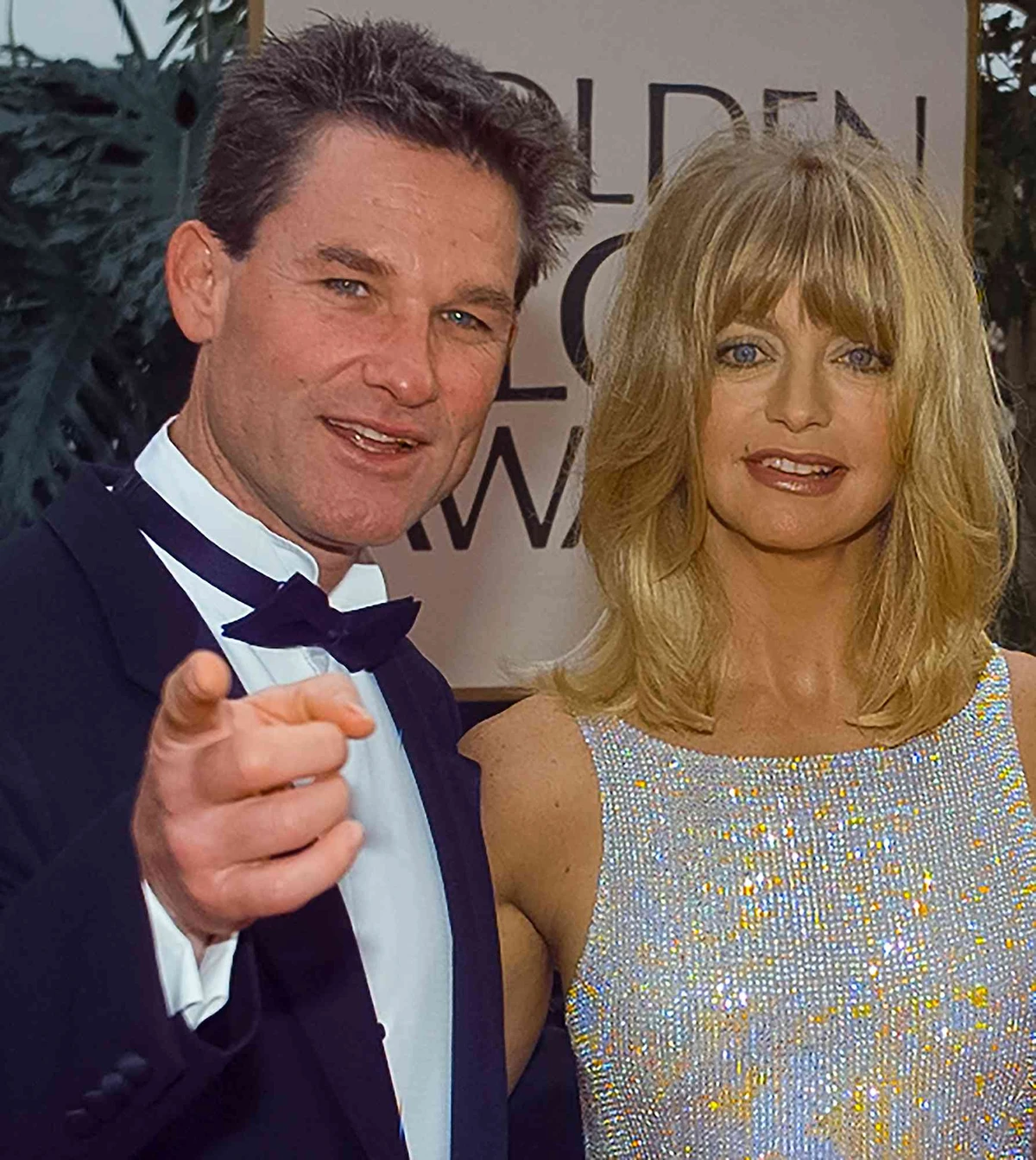 Goldie Hawn e Kurt Russell por Reprodução