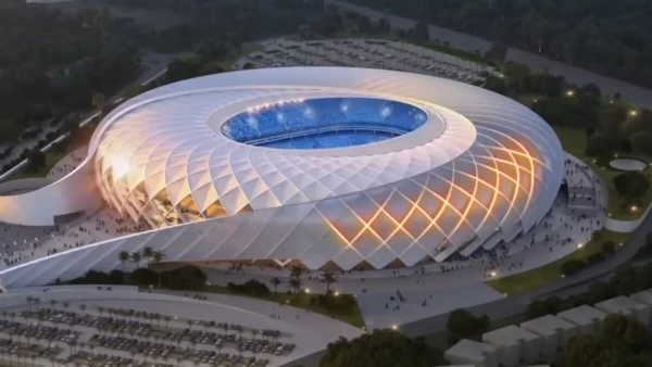 Veja imagens das obras e do projeto do megaestádio construído em El Salvador por Divulgação