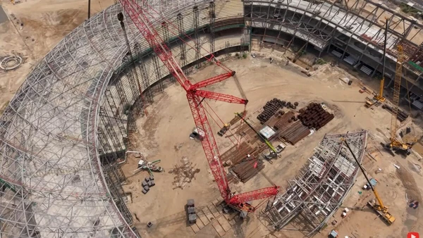 Veja imagens das obras e do projeto do megaestádio construído em El Salvador por Divulgação