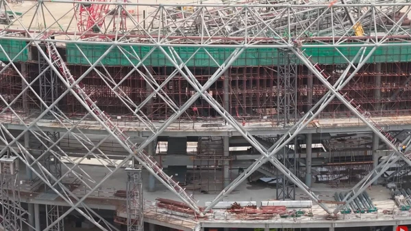 Veja imagens das obras e do projeto do megaestádio construído em El Salvador por Divulgação