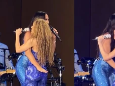 Imagem - 'Shak, cheguei!': Ivete Sangalo surpreende Shakira com 'mão boba' no palco e vídeo viraliza