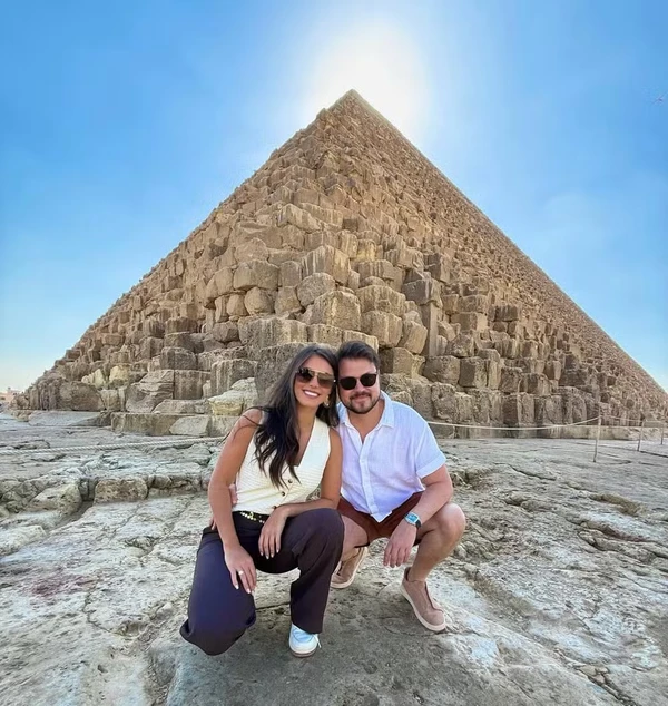 Bianca Biancardi e Bruno Hernandes anunciaram a espera do primeiro filho por Reprodução/Instagram