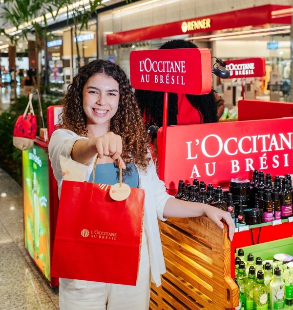 No Parque Shopping Bahia, a troca de compras por kit da L’Occitane au Brésil é aquele clássico que dificilmente decepciona: autocuidado sempre funciona por Divulgação