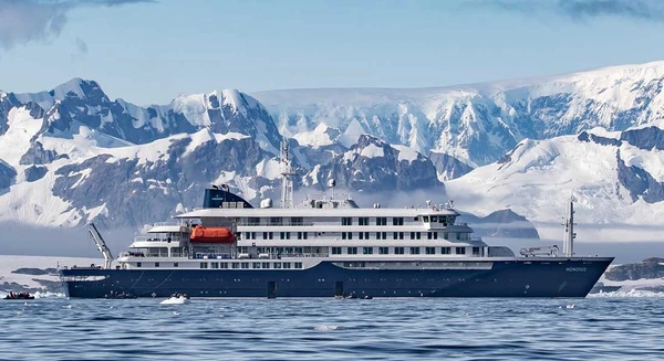 Embarcação MV Hondius tem capacidade para cerca de 170 passageiros