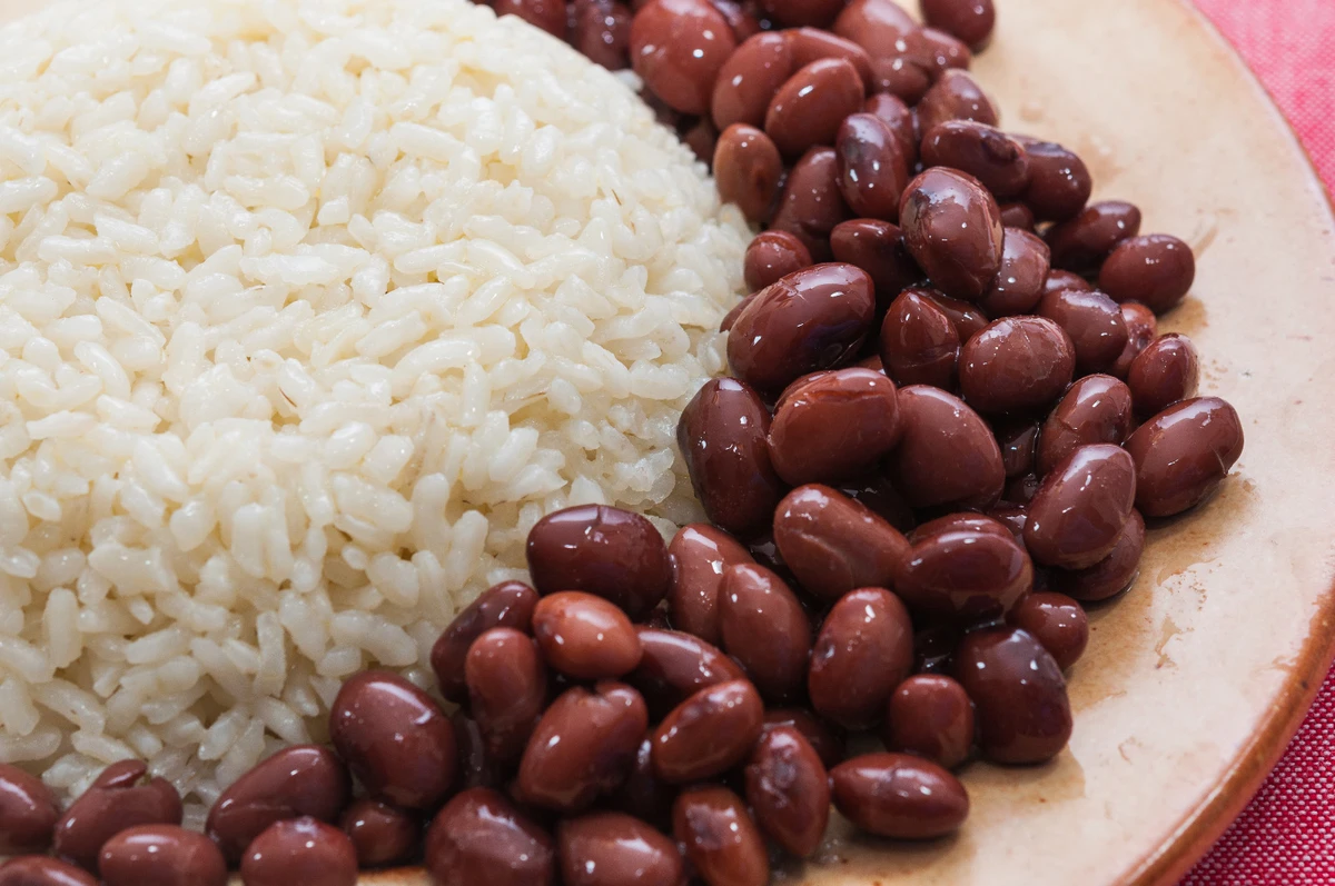 Arroz e feijão