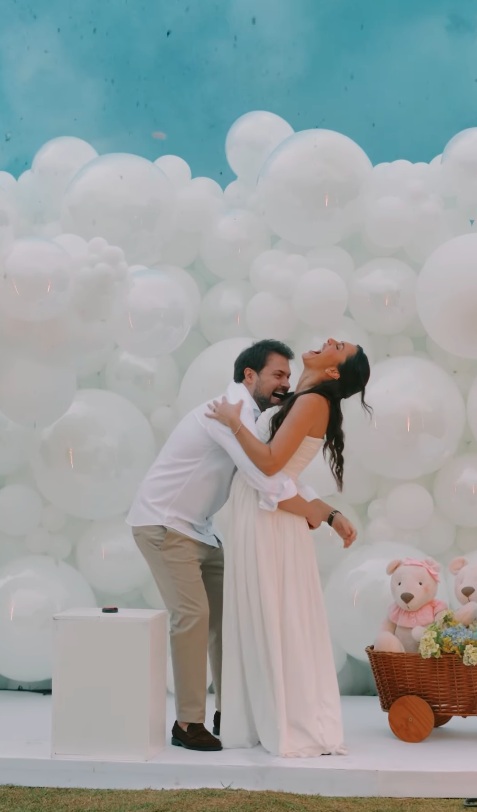Bianca Biancardi faz chá revelação no próprio casamento por Reprodução/Instagram
