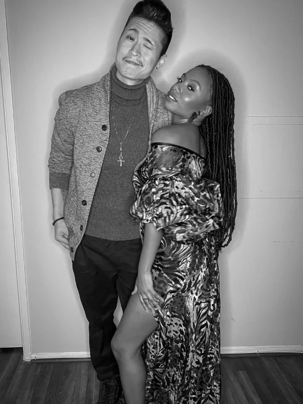 Imani Hakim e  Chris Naoki Lee por Reprodução | Instagram