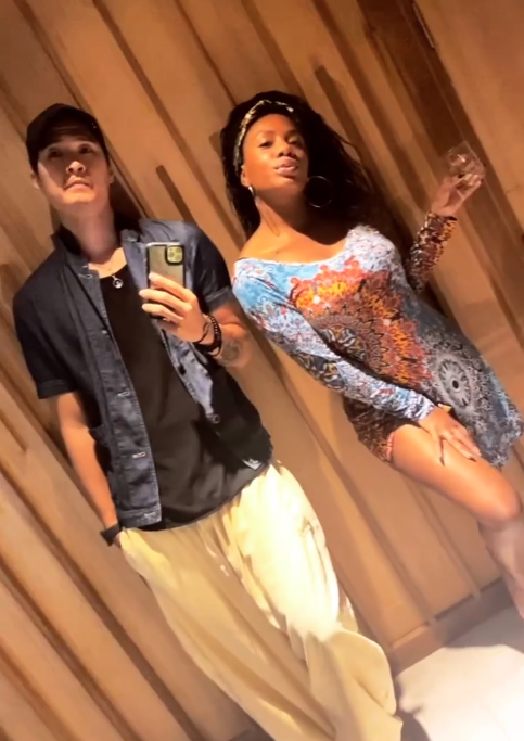 Imani Hakim e  Chris Naoki Lee por Reprodução | Instagram