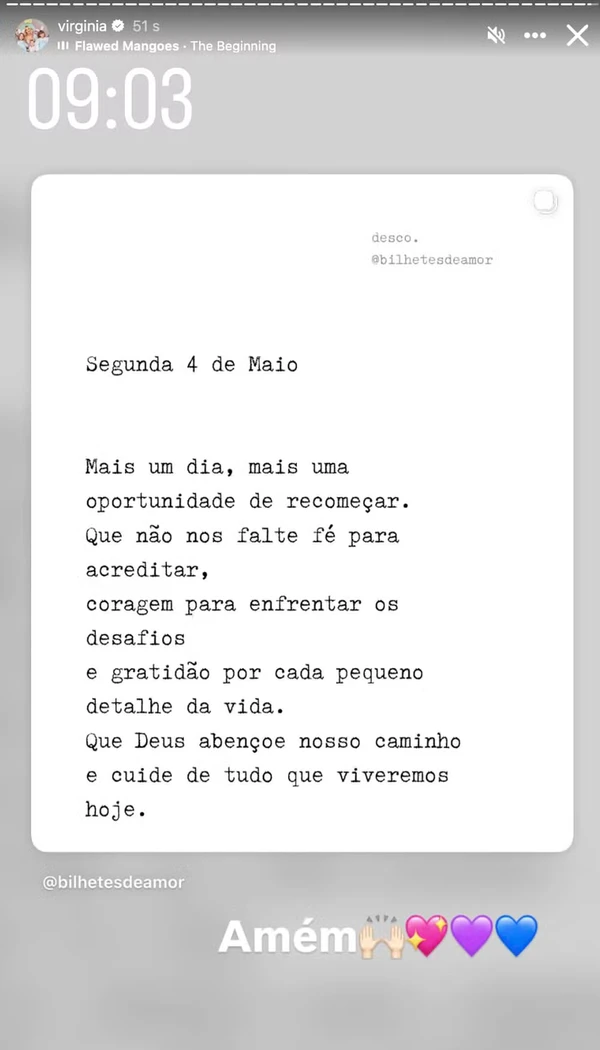Story de Virginia Fonseca por Reprodução/Instagram