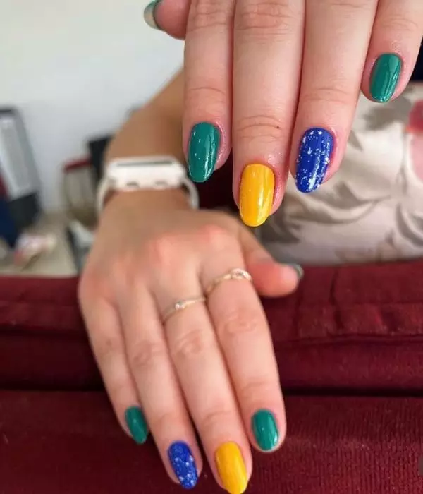 Sugestões de unhas para a Copa do Mundo por Reprodução/Instagram