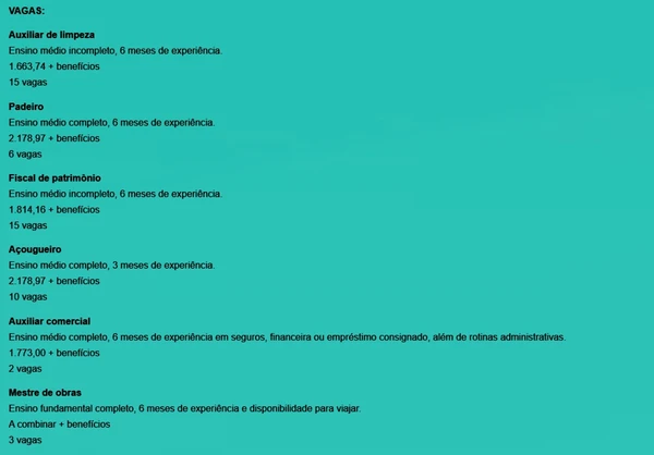Veja vagas do SIMM por Reprodução