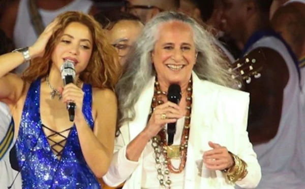 Bethânia mostra áudio de Shakira após show em Copacabana e celebra recepção de 2 milhões de fãs