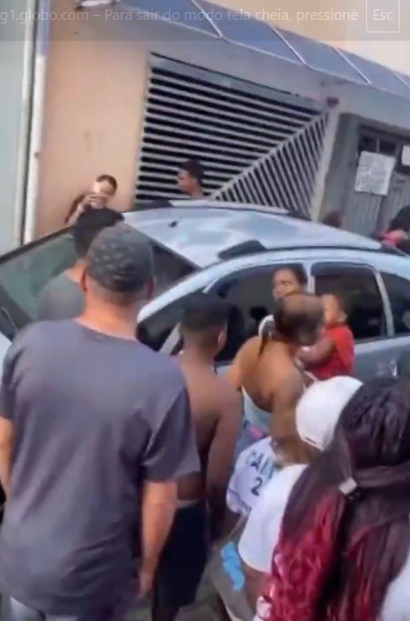Moradores protestaram  por Reprodução / Redes sociais, Google Maps, SSP