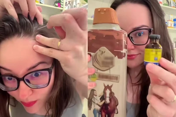 Influencer é presa suspeita de vender shampoo de cavalo para uso humano nas redes sociais por Reprodução