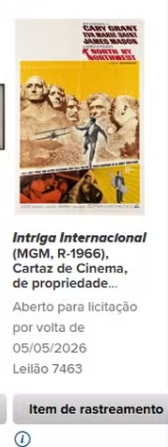 Leilão beneficente de Matthew Perry por Reprodução/Heritage Auctions