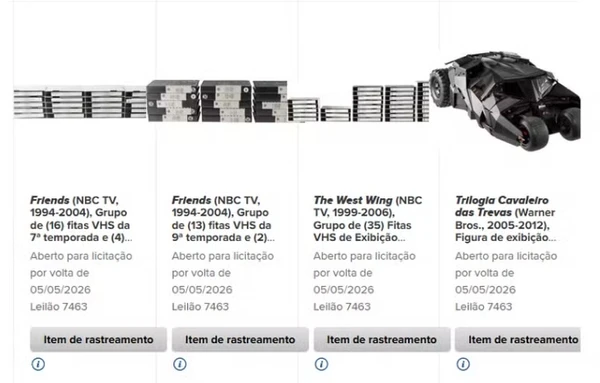 Leilão beneficente de Matthew Perry por Reprodução/Heritage Auctions