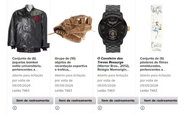 Leilão beneficente de Matthew Perry por Reprodução/Heritage Auctions