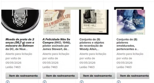 Leilão beneficente de Matthew Perry por Reprodução/Heritage Auctions