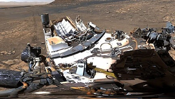 O rover Curiosity registrou seu panorama de maior resolução da superfície de Marte entre novembro e dezembro de 2019, com uma versão sem o rover de quase 1,8 bilhão de pixels por NASA/JPL-Caltech/MSSS / Wikimedia Commons