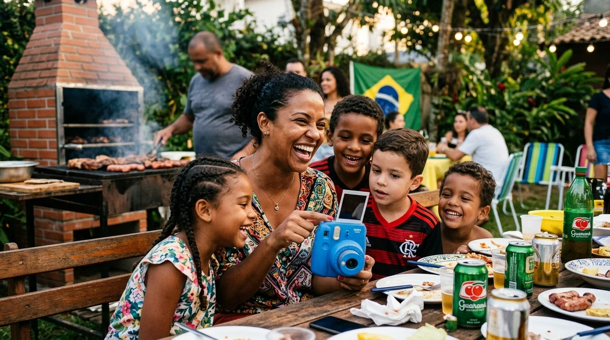 Presente para a mãe de Sagitário: Câmera instantânea por Imagem gerada por IA