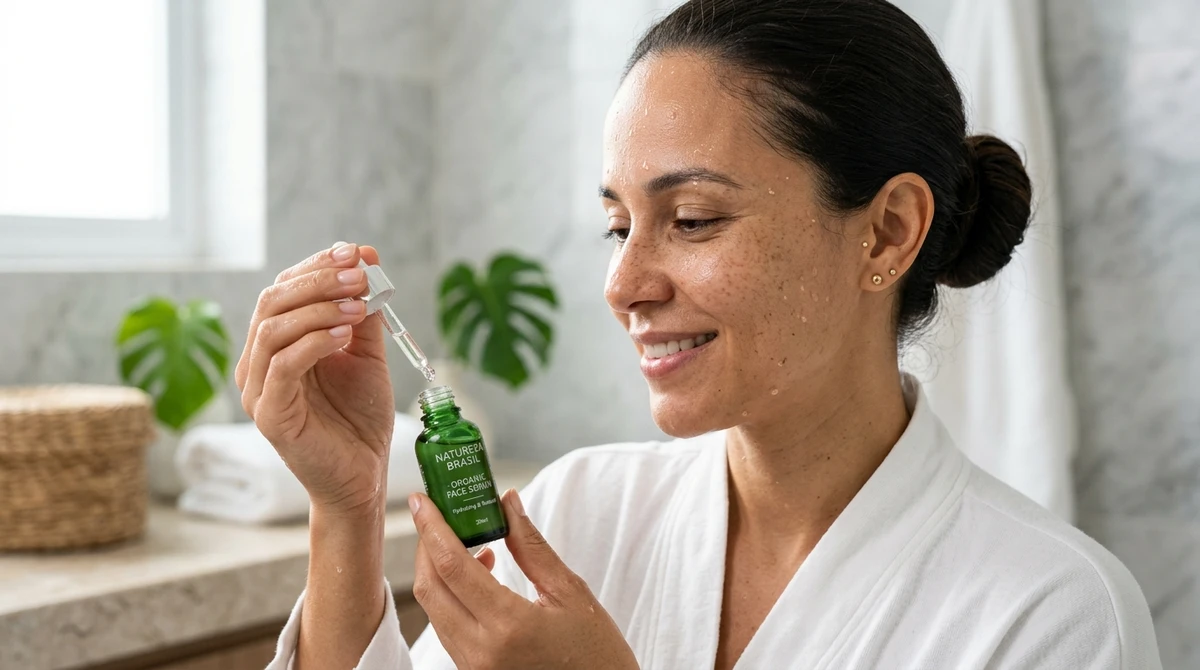 Presente para mãe de Virgem: Kit de skincare botânico por Imagem gerada por IA