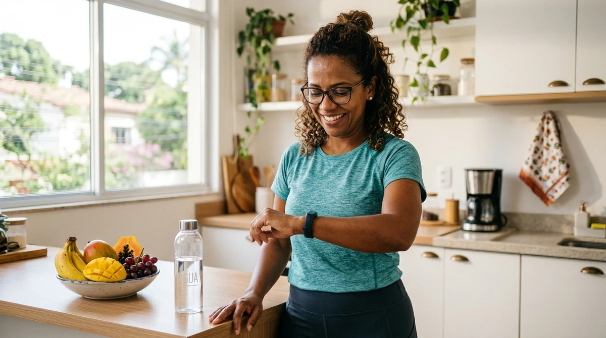 Presente para mãe de Virgem: Smartwatch ou smartband por Imagem gerada por IA