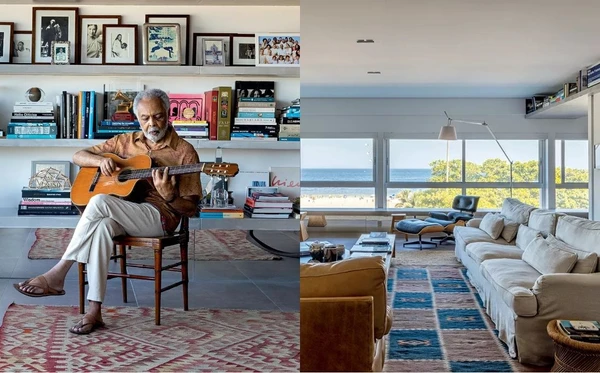 Apartamento de Gilberto Gil combina vista para o mar e localização entre as mais valorizadas do Rio