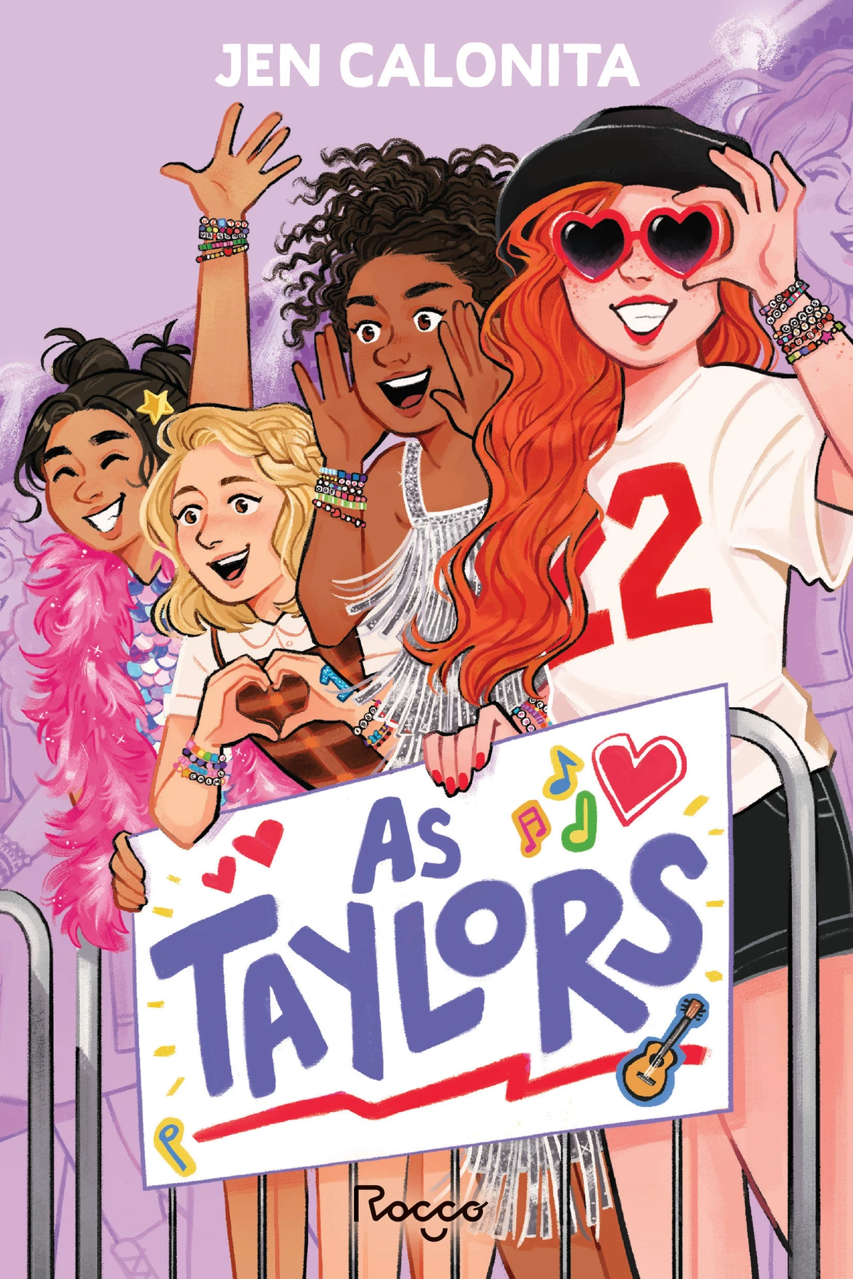 As Taylors, de Jen Calonita (Rocco). Quatro meninas chamadas Taylor unidas em uma única missão: conseguir ingressos para o show da sua cantora favorita! Parece impossível, mas como diz Taylor Swift: “Faça pulseiras da amizade e aproveite o momento. Não há nada a temer". Lançamento no dia 30.  por Reprodução