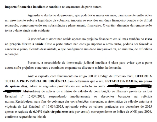 Decisão da Justiça determina suspensão de reajuste do Planserv por Reprodução