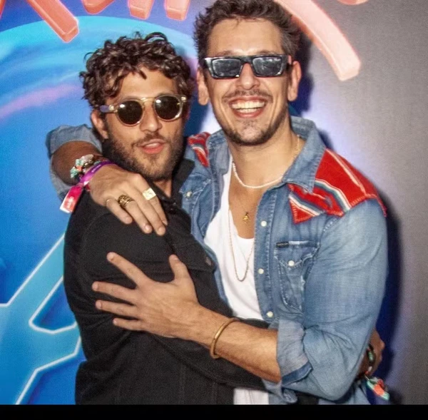 João Vicente de Castro e Chay Suede por Reprodução/Instagram