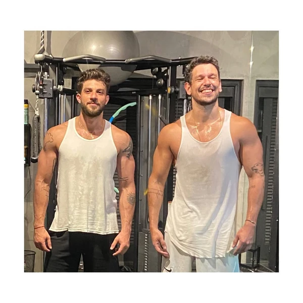 João Vicente de Castro e Chay Suede por Reprodução/Instagram