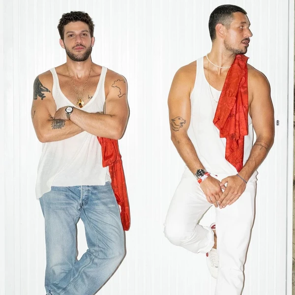 João Vicente de Castro e Chay Suede por Reprodução/Instagram