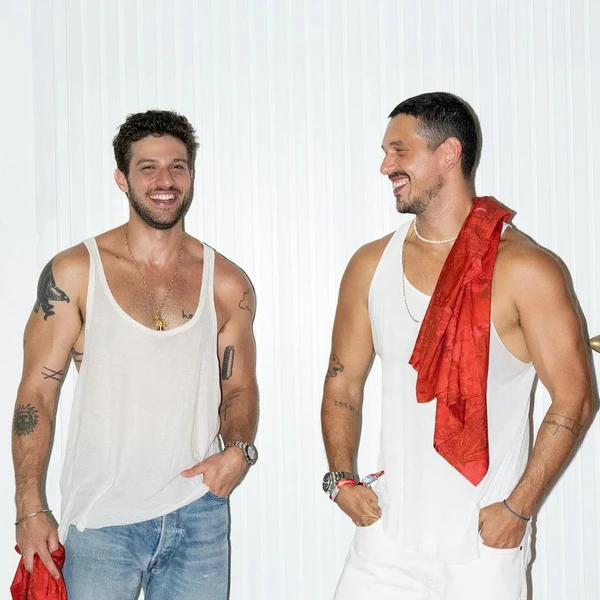 João Vicente de Castro e Chay Suede por Reprodução/Instagram