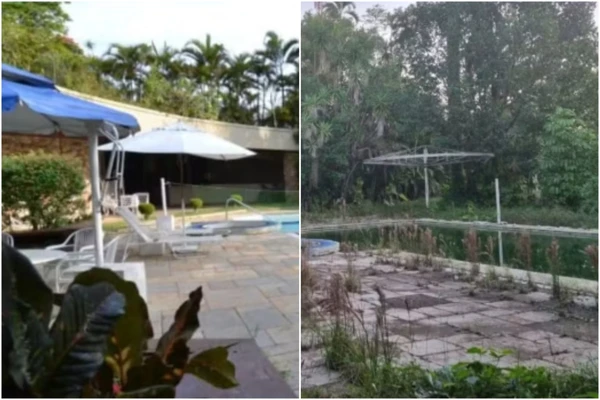 Mansão antes e depois