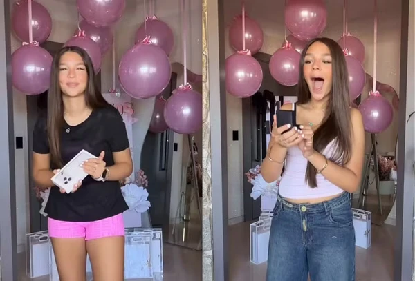 Neta de Leonardo ganha presentes luxuosos de 15 anos por Reprodução/Instagram