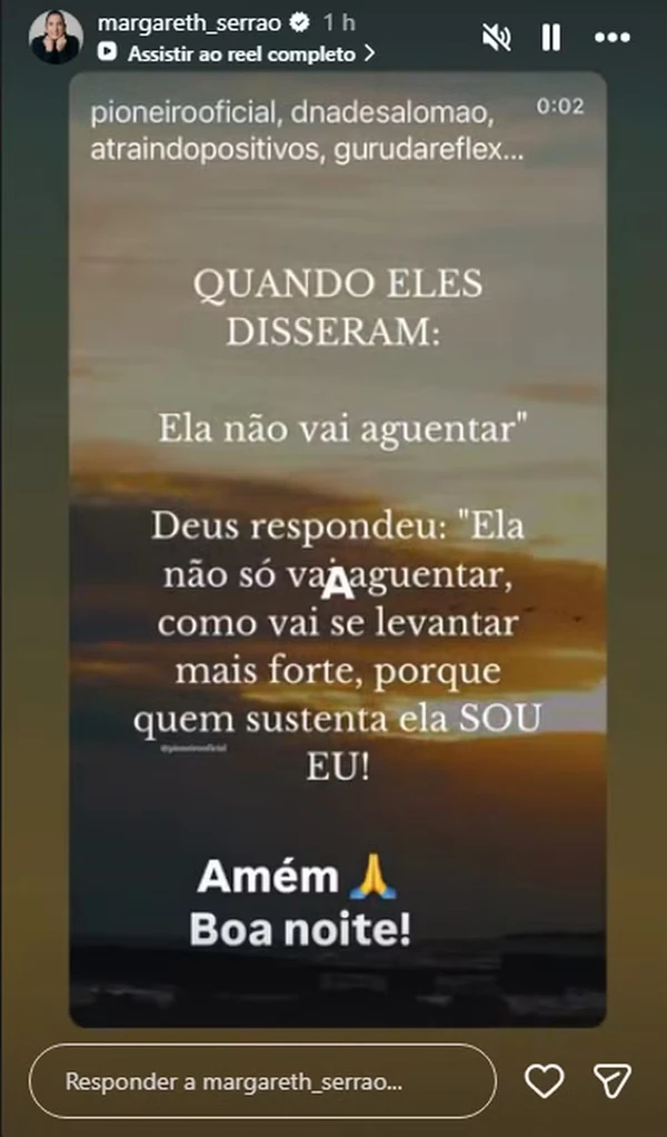 Post de Margareth Serrão