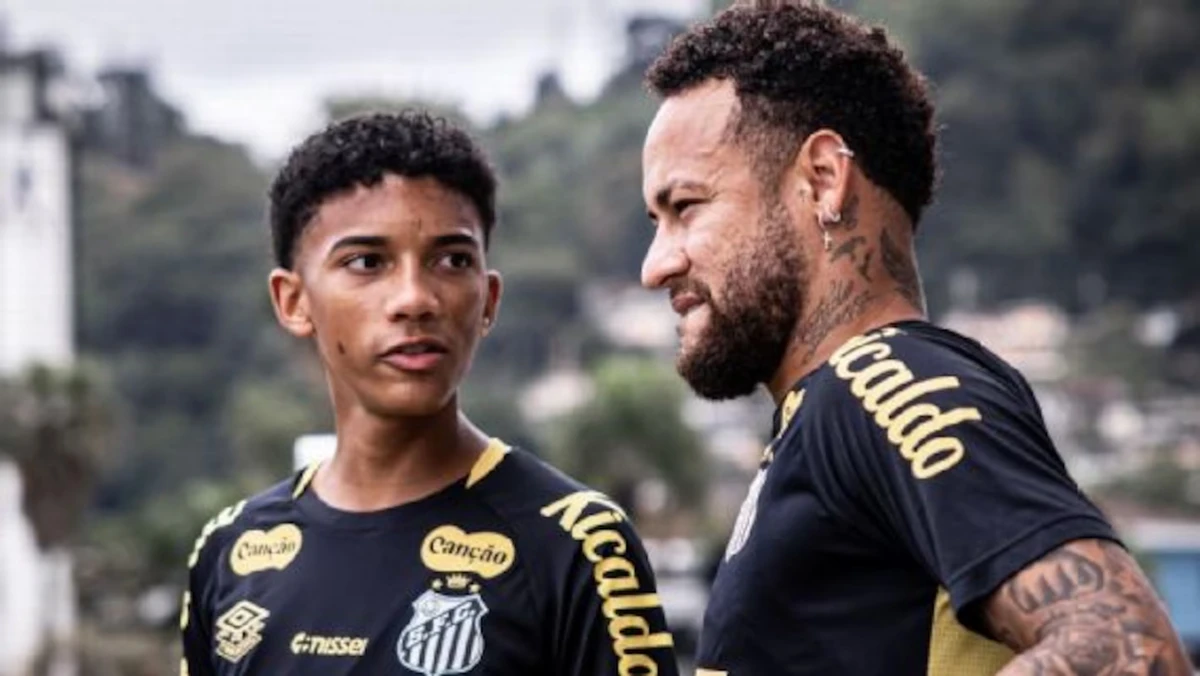 Robinho Junior e Neymar