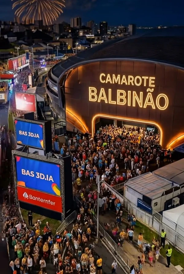 Simulação do Carnaval de Salvador na Boca do Rio por Reprodução/ Redes sociais/ BAS 3D IA