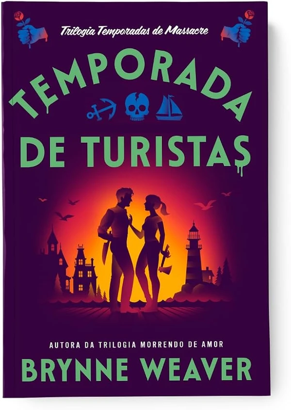 Temporada de turistas, de Brynne Weaver (Arqueiro). Cabo Matança é uma vila costeira turística cheia de casinhas coloridas, lojas excêntricas e um número extraordinariamente alto de cadáveres. É que às vezes turistas trazem problemas, e a jardineira local, Harper Starling, não admite que ninguém estrague seu lar perfeito.Profissional habilidosa com instintos assassinos, Harper transforma visitantes mal-intencionados em adubo para suas flores – que inclusive já lhe renderam vários prêmios.Mas Nolan Rhodes não é um turista comum. Diabolicamente bonito, charmoso e talentosíssimo no manejo de facas, ele é implacável na busca por vingança. Lançamento no dia 5.  por Reprodução