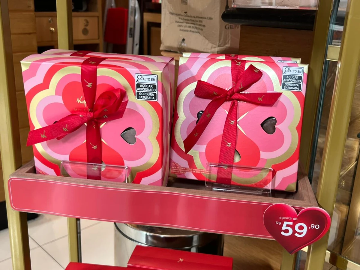 Caixa de bombons de chocolate por R$ 59
Loja Kopenhagen, Shopping Paralela  
 por Divulgação