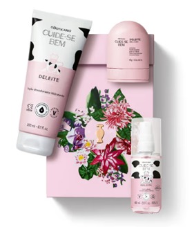 Kit Presente Dia das Mães Cuide-se Bem Deleite (3 itens) por R$ 99,90
Lojas O Boticário por Divulgação
