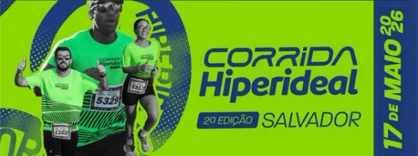 17 de maio - Corrida Hiperideal - Salvador. Mais informações em: https://www.ticketsports.com.br/e/corrida-hiperideal-2a-edicao-salvador-86108 por Reprodução