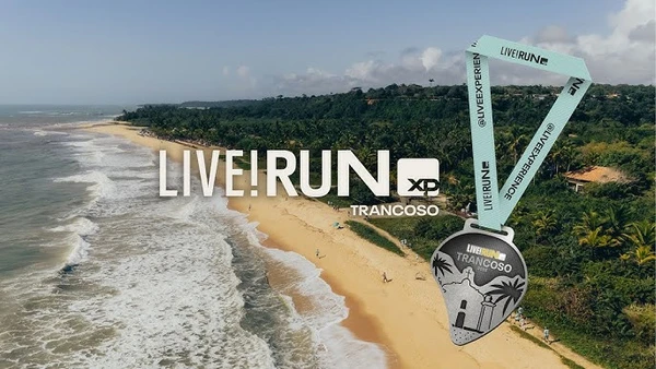 31 de maio - Live! Run XP - Trancoso. Largada: Praça São João Batista. Mais informações em: https://www.liverun.com.br/etapa/live-experience-trancoso-2026 por Reprodução