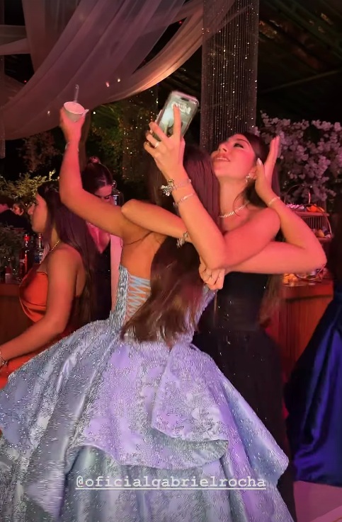 Festa de 15 anos de Maria Sophia, filha de Pedro Leonardo e neta de Leonardo por Reprodução/Instagram