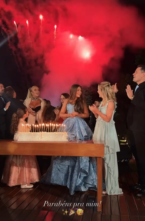 Festa de 15 anos de Maria Sophia, filha de Pedro Leonardo e neta de Leonardo por Reprodução/Instagram
