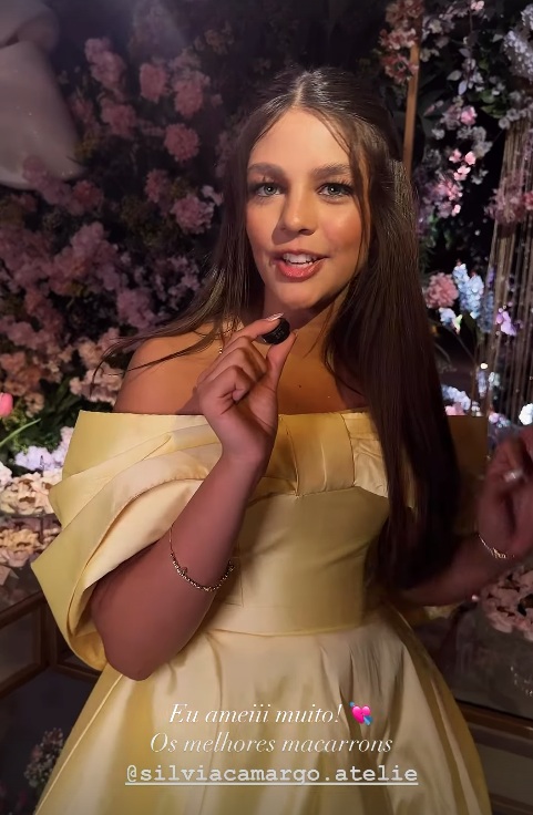 Festa de 15 anos de Maria Sophia, filha de Pedro Leonardo e neta de Leonardo por Reprodução/Instagram