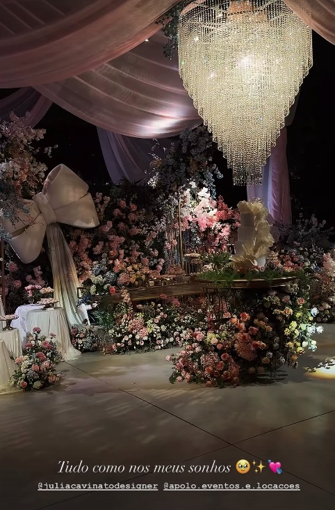 Festa de 15 anos de Maria Sophia, filha de Pedro Leonardo e neta de Leonardo por Reprodução/Instagram