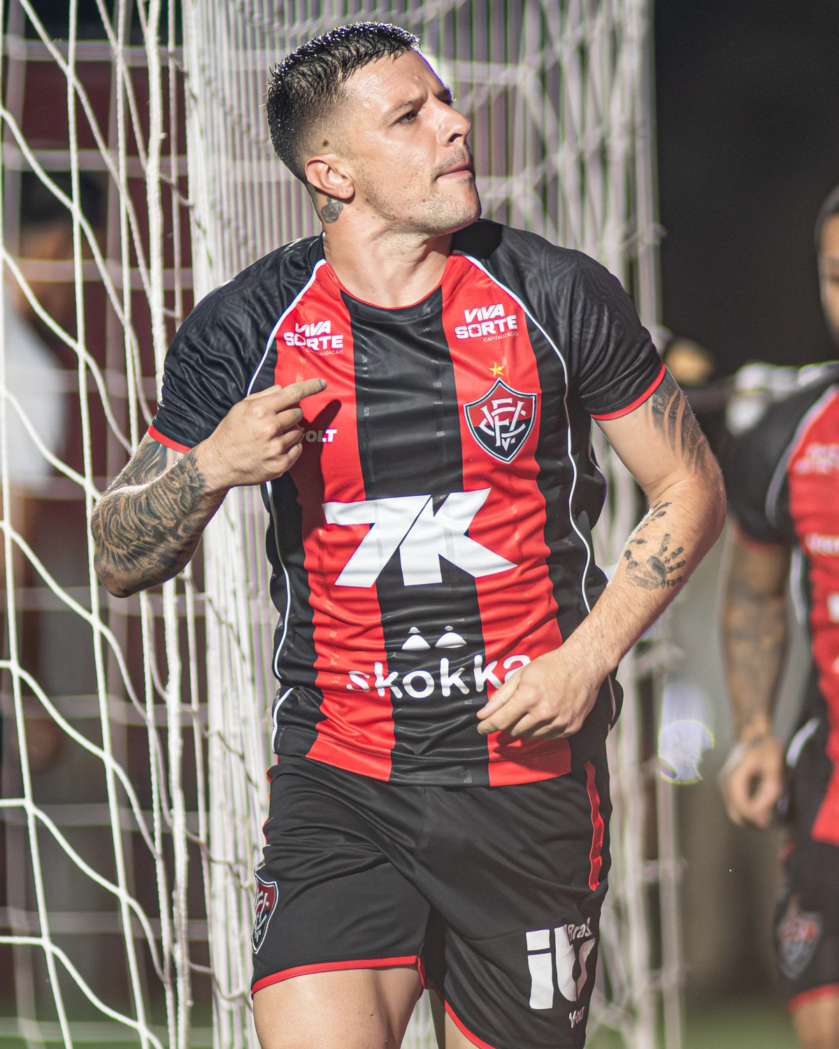 Kayzer em ação pelo Vitória por Victor Ferreira/ECV