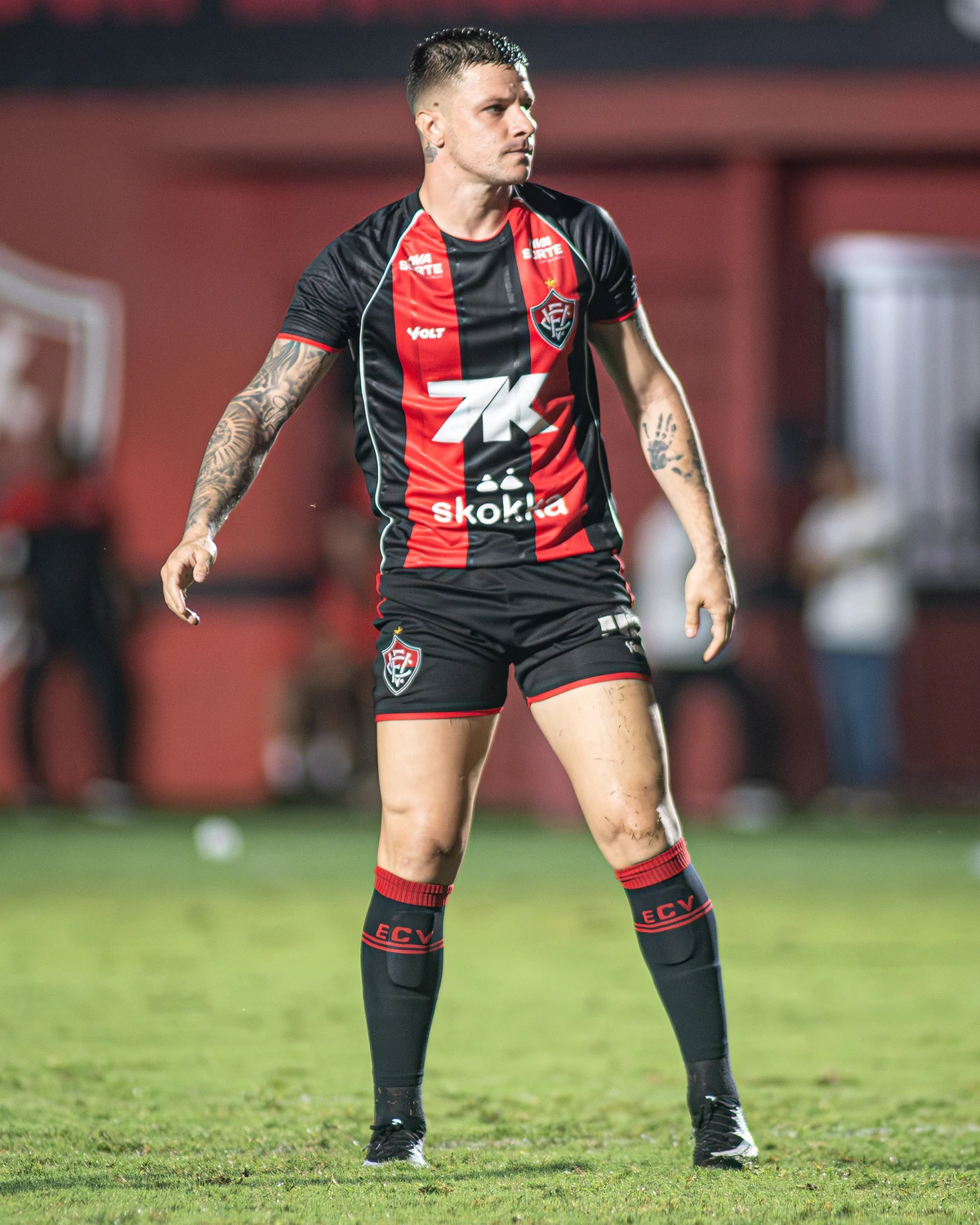 Kayzer em ação pelo Vitória por Victor Ferreira/ECV